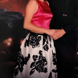 TWO PIECE High low Homecoming dress